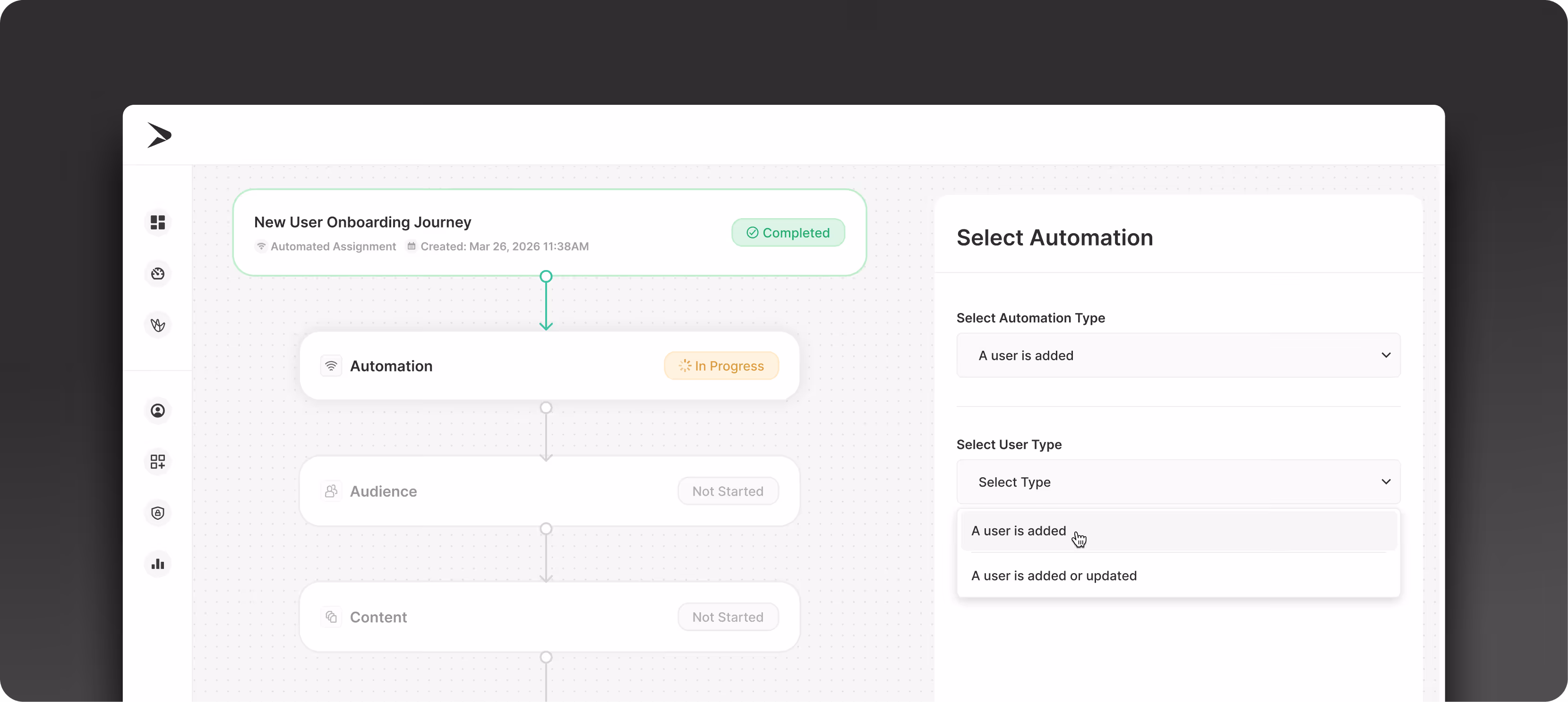Automate training delivery with time-saving workflows, enrollments, and notifications.